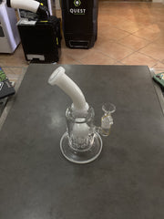 18CM BUBBLER DRUM GLASS BONG WITH MEDUSA PERCOLATOR 18CM BUBBLER DRUM GLASS BONG WITH MEDUSA PERCOLATOR