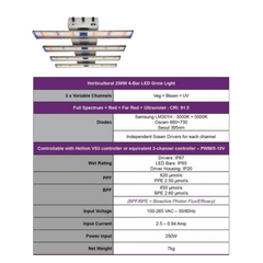 ADJUST-A-WINGS - HELLION VS3 LED 250W - 4 BAR ADJUST-A-WINGS - HELLION VS3 LED 250W - 4 BAR