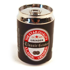4- PART GRINDER DRINK CAN 50MM BLACK 4- PART GRINDER DRINK CAN 50MM BLACK