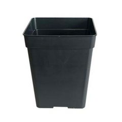 PURE FACTORY - PURE SQUARE BLACK POT 3.5 LTR (15X15X20CM) PURE FACTORY - PURE SQUARE BLACK POT 3.5 LTR (15X15X20CM)