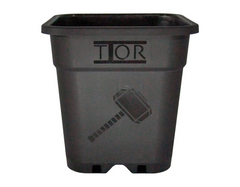 SQUARE BLACK POT 11 LTR THOR ECO SQUARE BLACK POT 11 LTR THOR ECO
