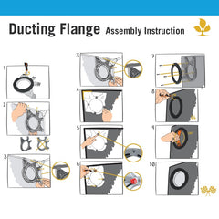 DUCTING FLANGE FOR 16MM TUBES DUCTING FLANGE FOR 16MM TUBES