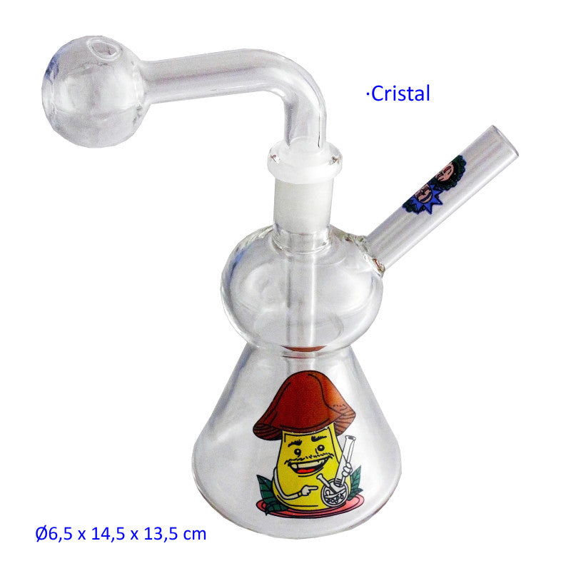 14,5cm  BONG DE CRISTAL