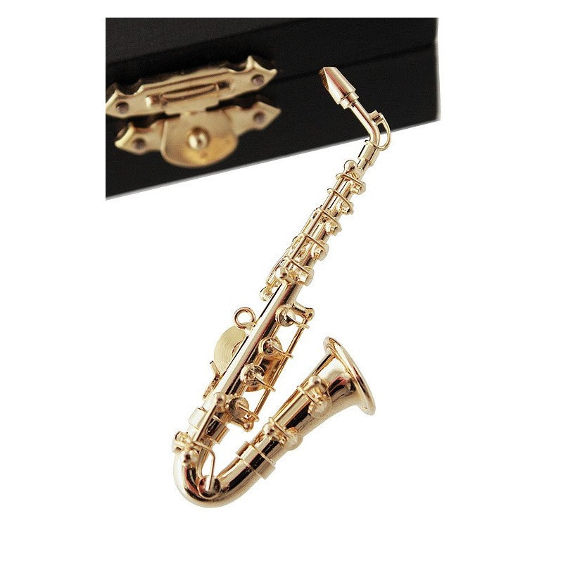 Decorative Miniature Metallic - Pin saxophone