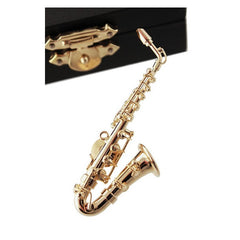 Decorative Miniature Metallic - Pin saxophone