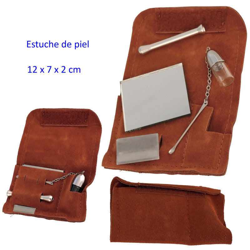 PORTABLE SUEDE KIT WITH ACCESSORIES