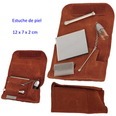 PORTABLE SUEDE KIT WITH ACCESSORIES