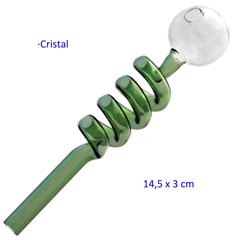 GLASS PIPE 14.5 X 3 CM.