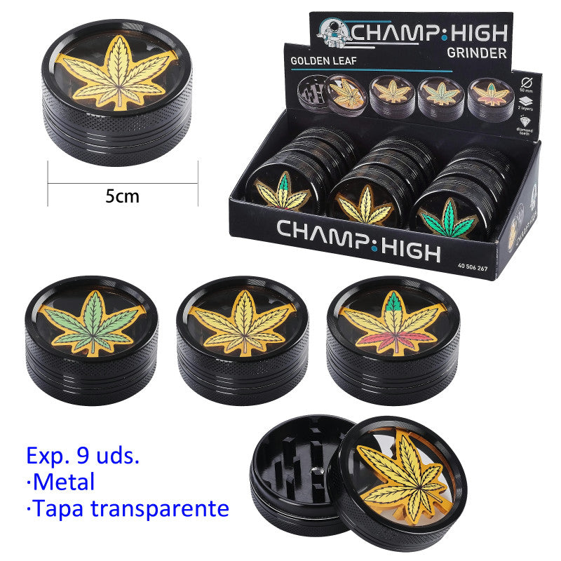 GRINDER - CHAMP-HIGH Golden Leaf