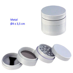 GRINDER - 04cm WHITE 4 PARTS