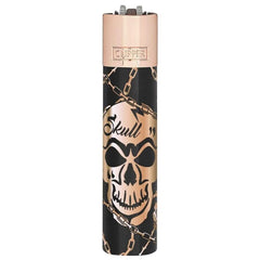 Clipper Metal Lighters With Giftbox Deadly Chains