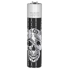 Clipper Metal Lighters With Giftbox Deadly Chains