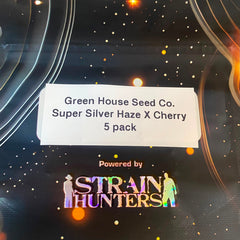 SUPER SILVER HAZE X CHERRY LIMITED SEED DROP GREEN HOUSE SEED CO 5 FEM