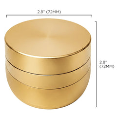 V-Syndicate Gridlock Toothless Herb Grinder 4 Parts – 72mm