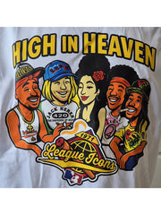 High in Heaven League Icons - T-Shirt - White