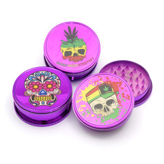 GRINDER SKULL DRAWING (61 MM) PINK