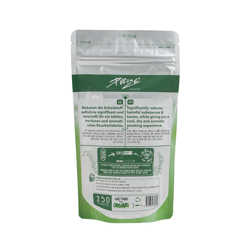 PURIZE XTRA SLIM SIZE FILTERS (250 UNITS / BAG) RAINBOW