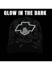 Paisley La Mota Snapback Hat - Glow in the dark