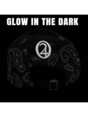 Paisley La Mota Snapback Hat - Glow in the dark