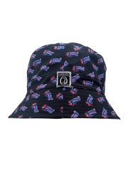 Reversible Allover Print Bucket Hat - Double Bubble Gum/Gelato