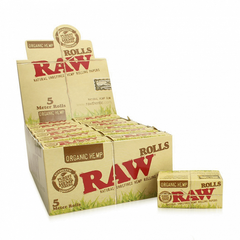 RAW Organic hemp rolls 5 meters slim