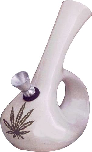 Ceramic Leaf Waterpipe - THC701