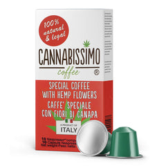 Cannabissimo Nespresso Coffee Capsules with Hemp Flowers (10 capsules)
