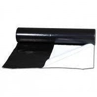 PLASTIC FOIL BLACK-WHITE 2X10 MTRS 125 MICRONS