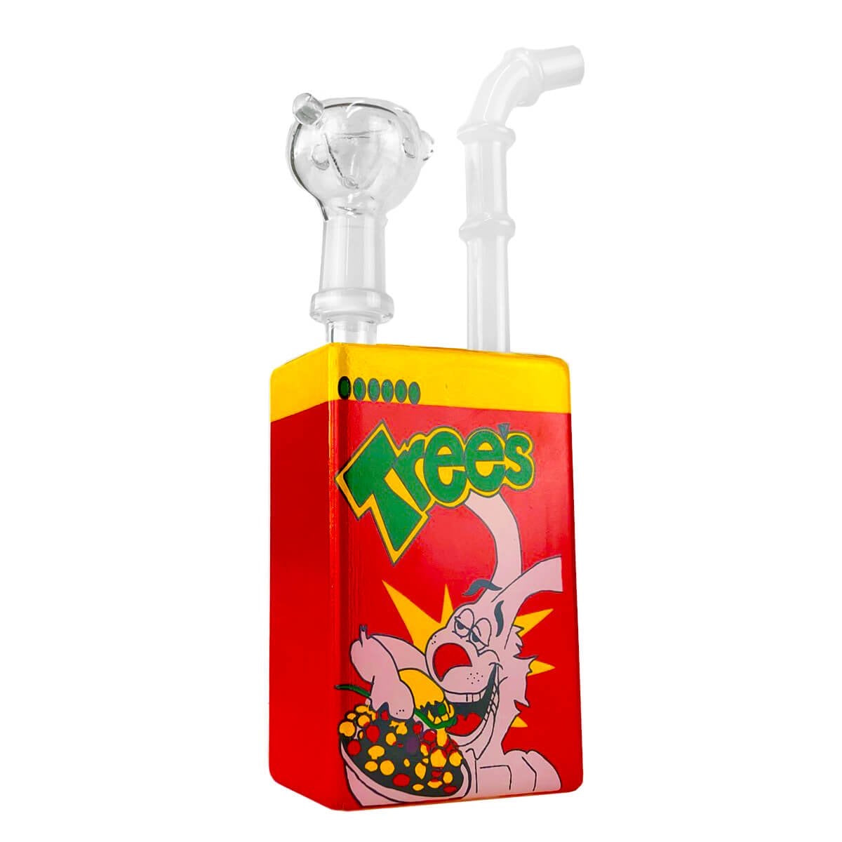 Juice Glass Bong Cartoon Rabbit Breakfast 19cm