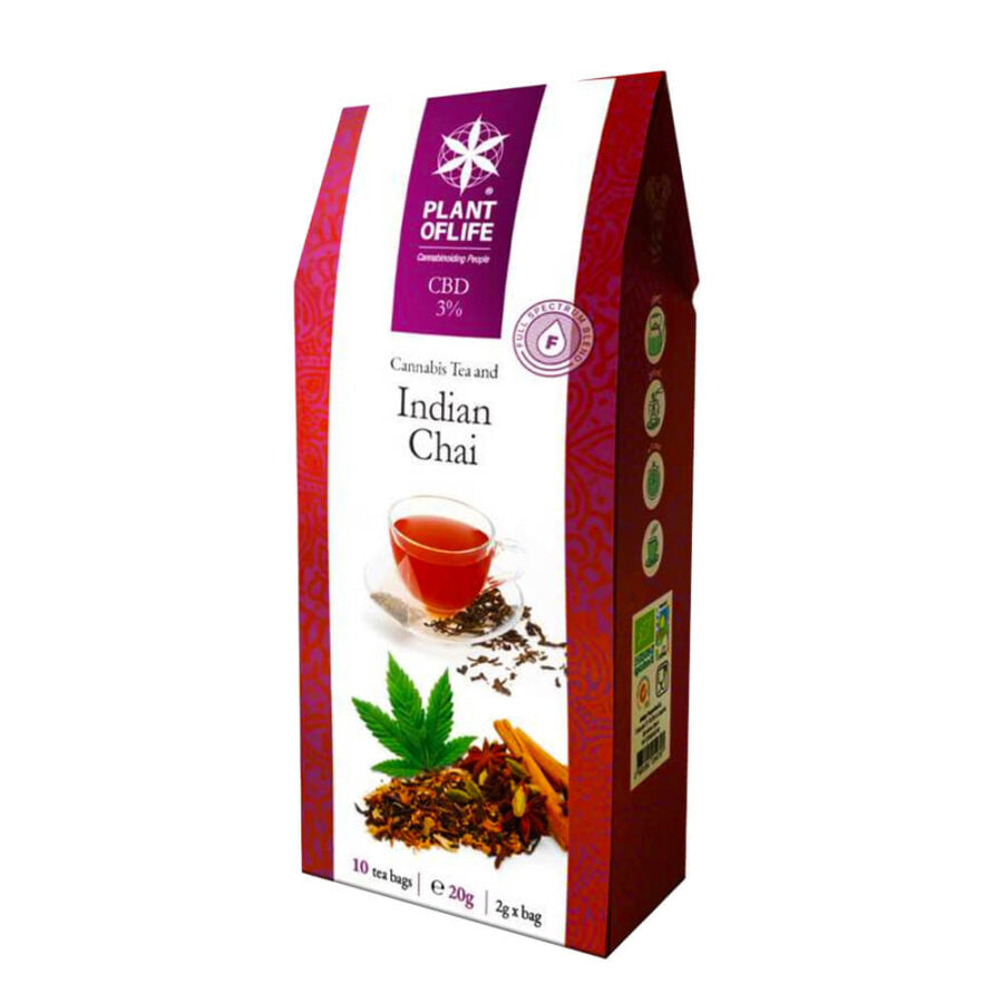 Plant of Life 3% CBD Infusion Tea Indian Chai (20g)