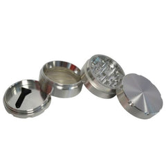 SILVER 4- PART GRINDER CNC DELUXE 50MM