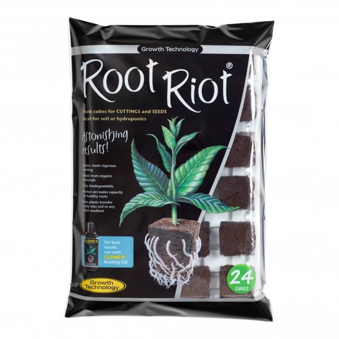 ROOT RIOT GROWTH TECHNOLOGY SEED TRAY - 24 CUBES (31 X 19 CM)