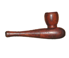 Small Wooden Pipe - 10cm