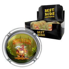 Best Buds Small Glass Ashtrays Gorilla Glue