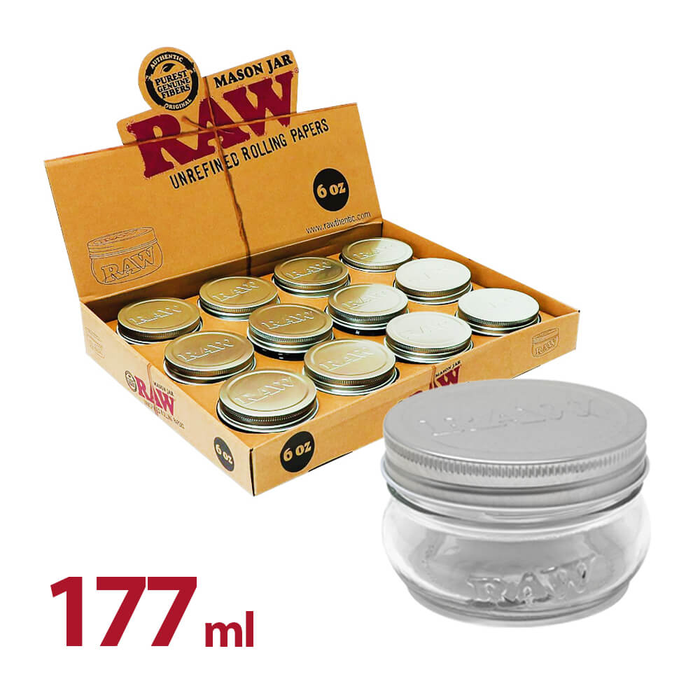 RAW Mason Jar - Small / Medium / Large